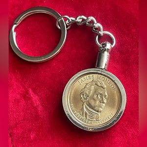 Gorgeous rare One dollar president keychain